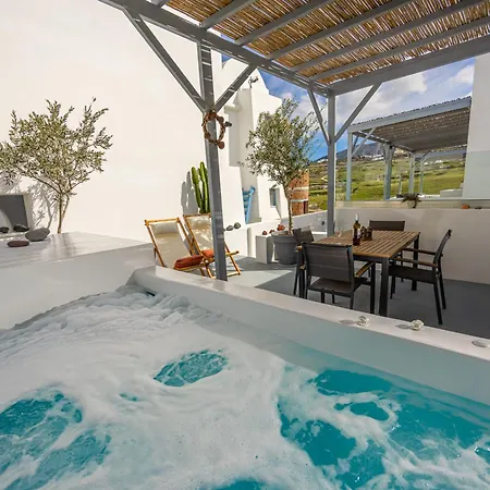 Misilia Santorini Cycladic House With Jacuzzi Vothon